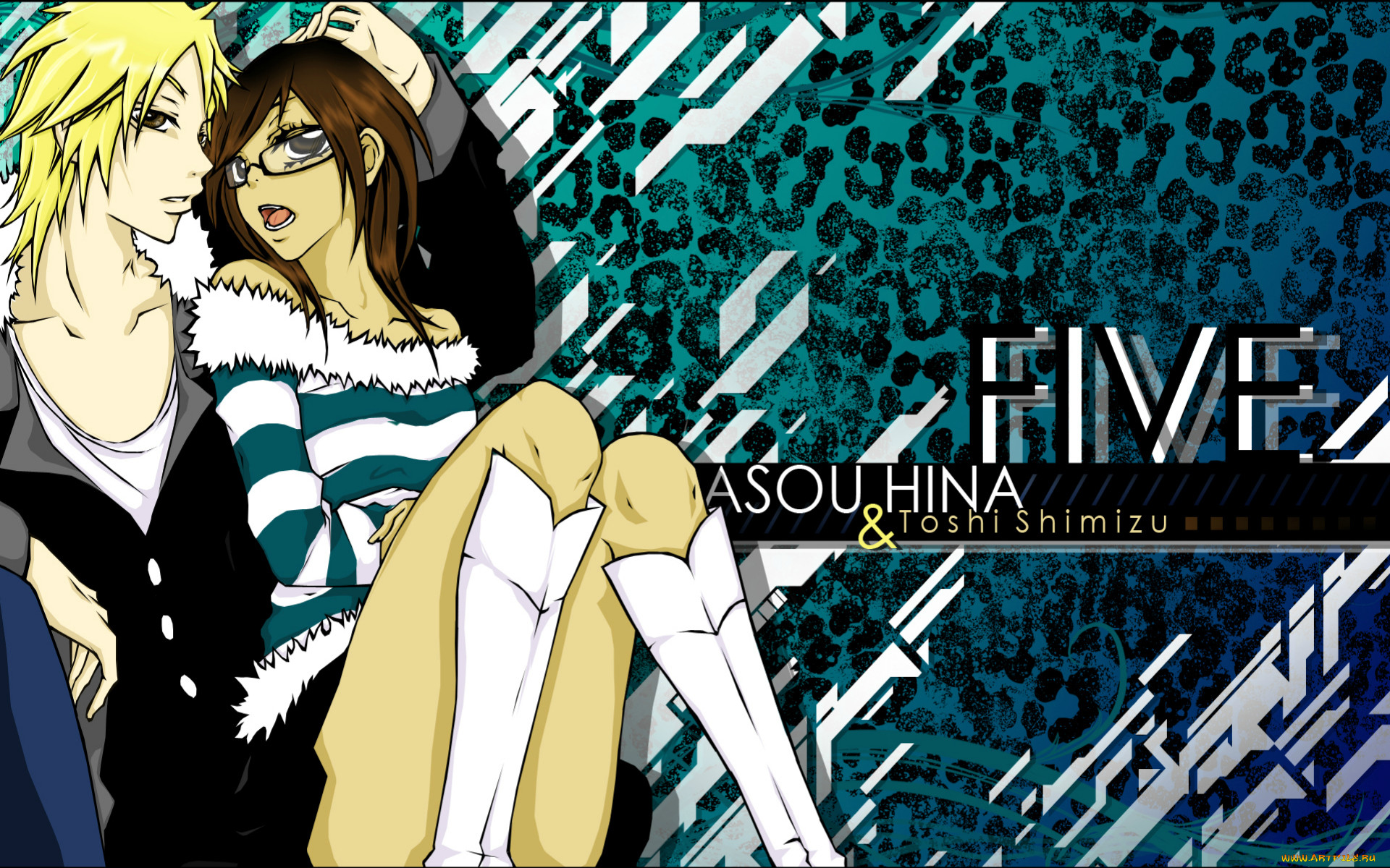 five, , , 